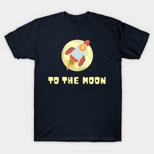 To the Moon - Bitcoin T-Shirt